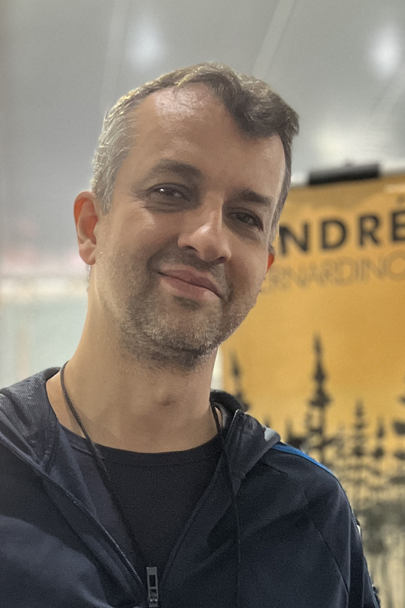 André Bernardino na Bienal de Quadrinhos de Curitiba 2023