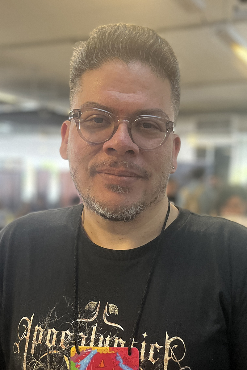 Andrei Simões na Bienal de Quadrinhos de Curitiba 2025