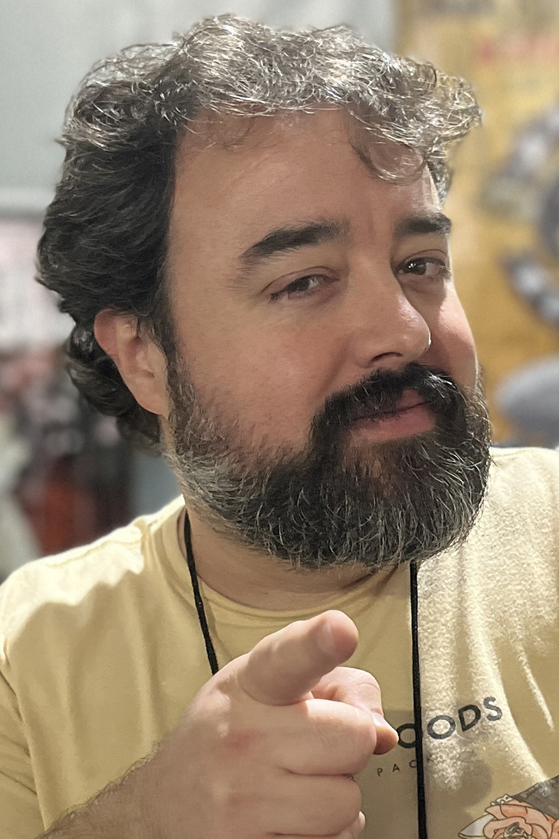 Daniel Esteves na Bienal de Quadrinhos de Curitiba 2023